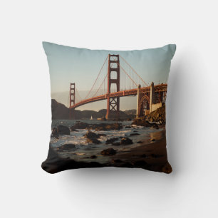 GOLDEN GATE BRIDGE, SAN FRANCISCO DURING DAY CUSHION