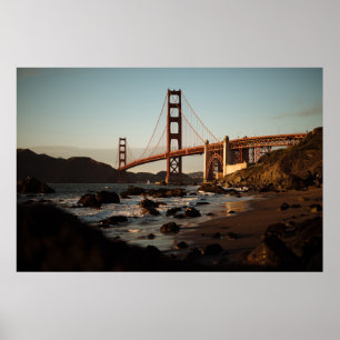 GOLDEN GATE BRIDGE, SAN FRANCISCO DURING DAY POSTER