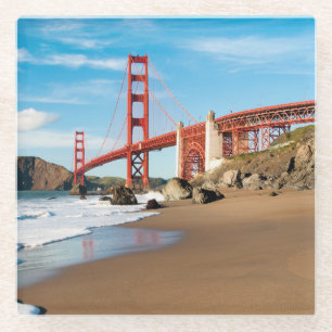 Golden Gate Bridge   San Francisco Glass Coaster