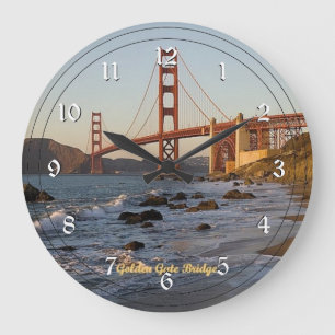 Golden Gate Bridge, San Francisco Large Clock
