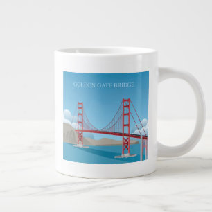 Golden Gate Bridge   San Francisco Large Coffee Mug