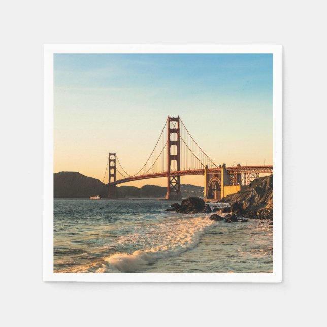 Golden Gate Bridge, San Francisco Napkin (Front)