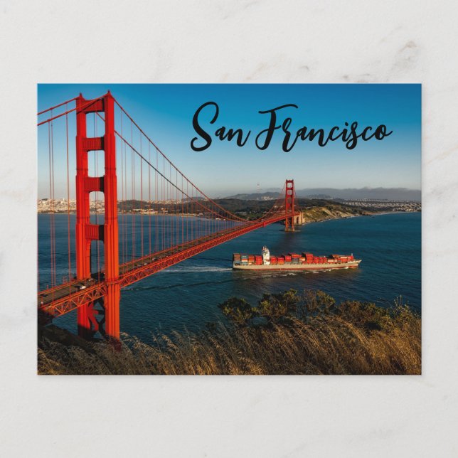 Golden Gate Bridge San Francisco Postcard (Front)