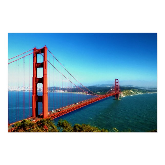 Golden Gate Bridge - San Francisco Poster (Front)