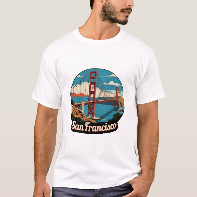 Golden Gate Bridge San Francisco T-Shirt (Front)