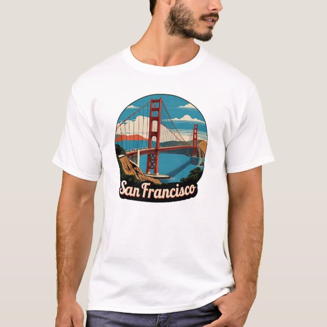Golden Gate Bridge San Francisco T-Shirt (Front)
