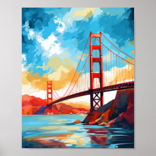 Golden Gate Bridge San Francisco USA Poster