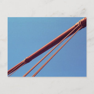 Golden Gate Bridge Suspension Cable Postcard