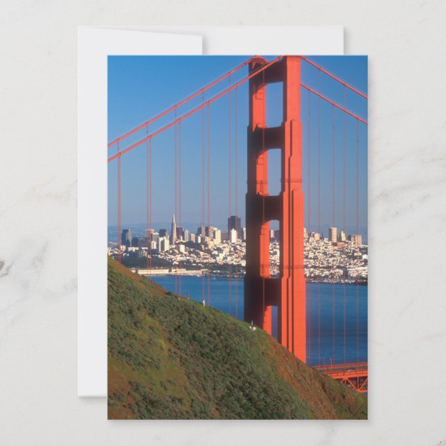 Golden Gate Bridge Thank You Card (Front)