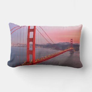 Golden gate bridge throw pillow