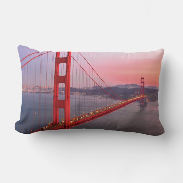 Golden gate bridge throw pillow (Front)
