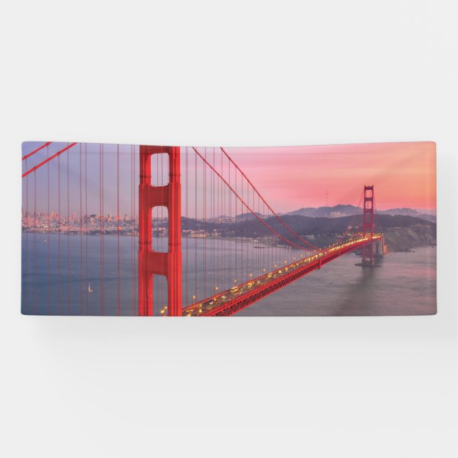 Golden gate bridge throw pillow banner (Horizontal)