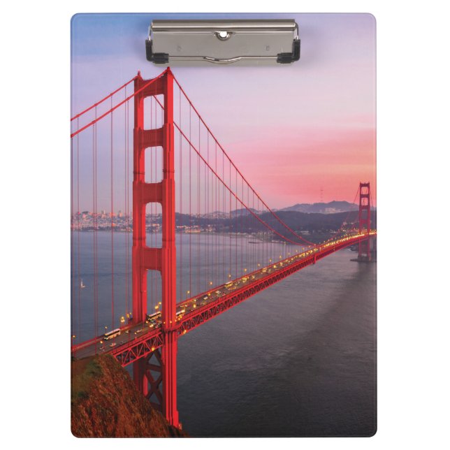 Golden gate bridge throw pillow clipboard (Front)