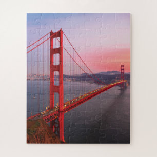 Golden gate bridge throw pillow jigsaw puzzle