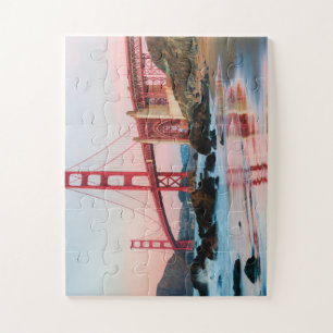 Golden gate bridge throw pillow jigsaw puzzle