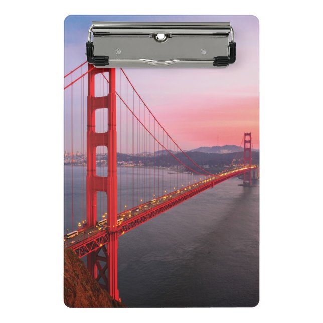 Golden gate bridge throw pillow mini clipboard (Front)