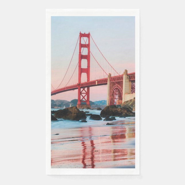 Golden gate bridge throw pillow napkin (Front)