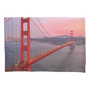 Golden gate bridge throw pillow pillowcase