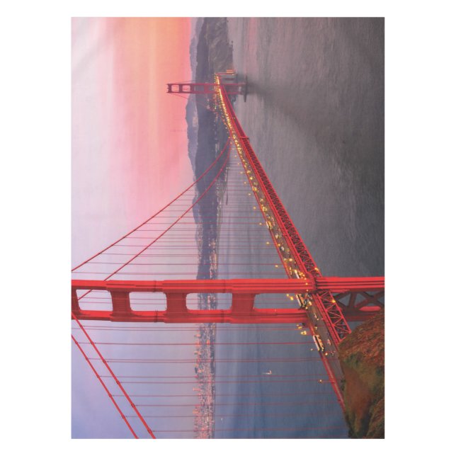Golden gate bridge throw pillow tablecloth (Front)