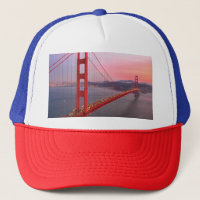 Golden gate bridge throw pillow