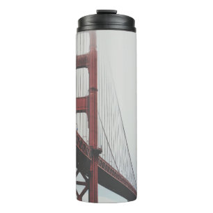 GOLDEN GATE BRIDGE UNDER BLUE SKY AT DAYTIME THERMAL TUMBLER