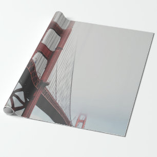 GOLDEN GATE BRIDGE UNDER BLUE SKY AT DAYTIME WRAPPING PAPER