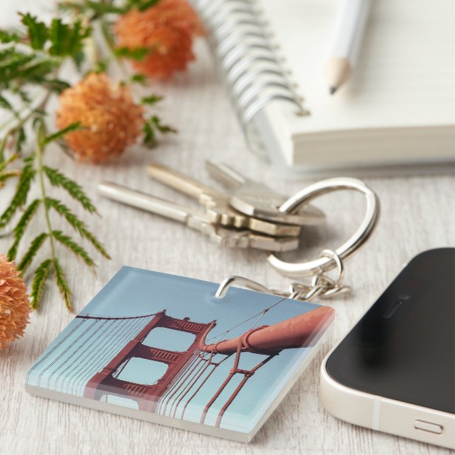 Golden Gate Bridge, Unique San Francisco Photo Key Ring (Front Right)