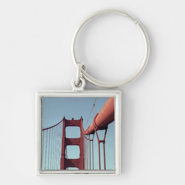 Golden Gate Bridge, Unique San Francisco Photo Key Ring (Front)