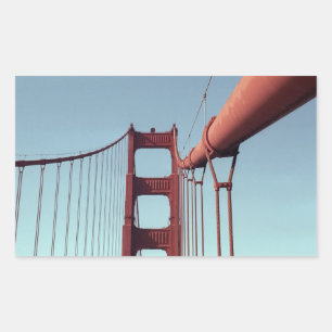 Golden Gate Bridge, Unique San Francisco Photo Rectangular Sticker