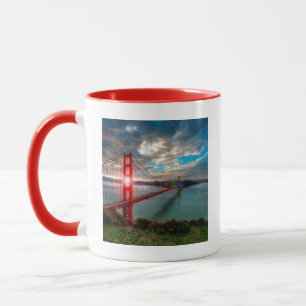 Golden Gate Bridge with Sun Shining through. Mug