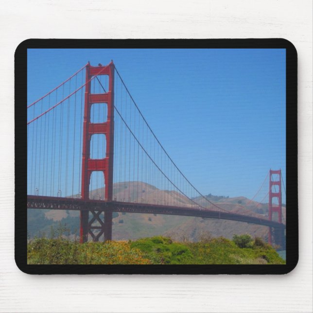 golden gate mouse pad (Front)