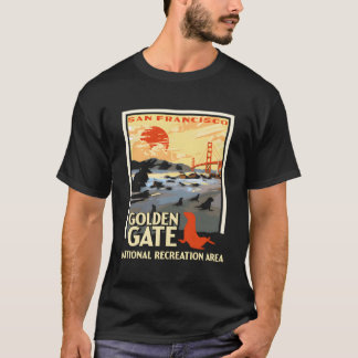 Golden Gate National Rec Area Park Vintage San Fra T-Shirt