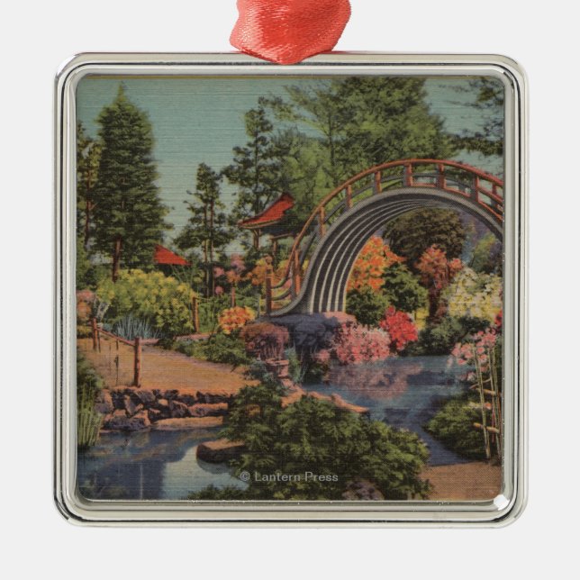 Golden Gate ParkTea Garden- San Francisco, CA Metal Ornament (Front)