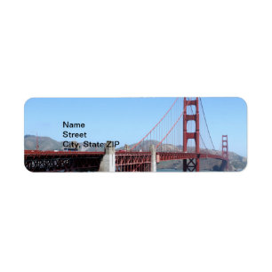 Golden Gate Return Address Label