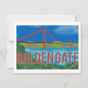 Golden Gate Thank You Card