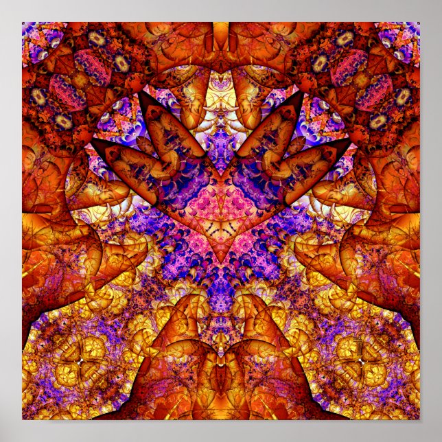 Golden Gateway Experiment 19 (12 by 12) Art Print (Front)