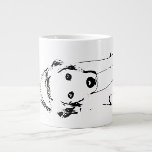 Golden Gaze of Autumn Large Coffee Mug