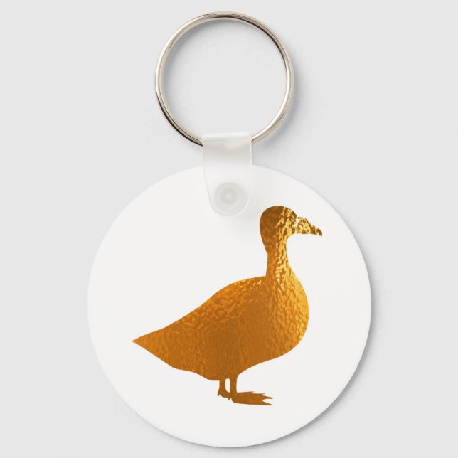 Golden Geese Key Ring (Front)