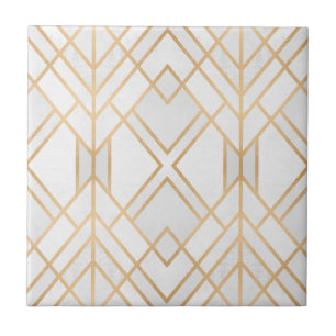 Golden Geo Ceramic Tile