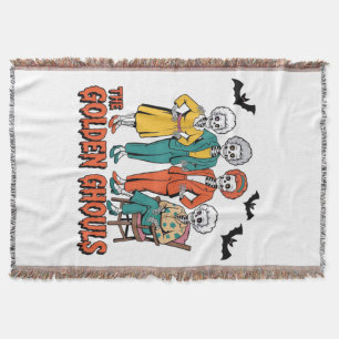 Golden Ghouls Girls' Halloween Throw Blanket