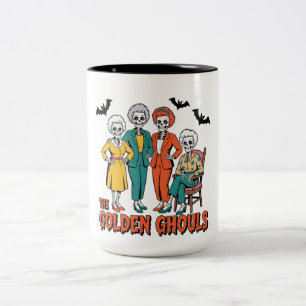 Golden Ghouls Girls' Halloween Two-Tone Coffee Mug