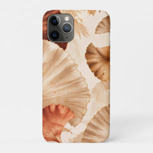 Golden Ginkgo Leaves Elegant Botanical Design iPhone 11 Pro Case
