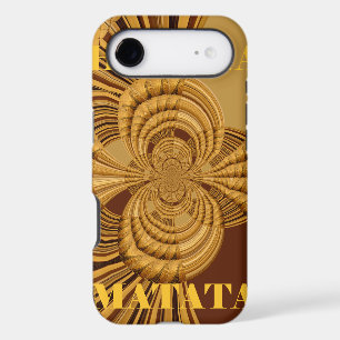 Golden Giraffe Art Print