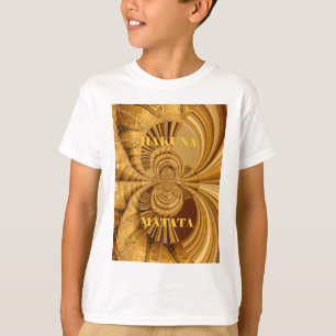 Golden Giraffe Art Print T-Shirt