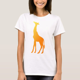 Golden Giraffe Silhouette T-Shirt