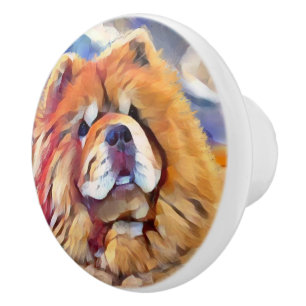 GOLDEN GIRL Chow Ceramic Pull