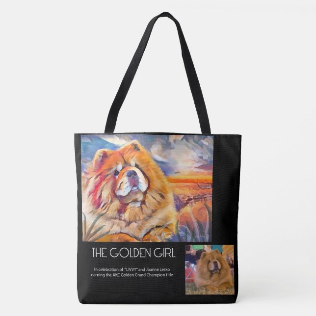 GOLDEN GIRL custom for Joanne tote (Front)