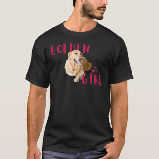 Golden Girl Golden Retriever T-Shirt