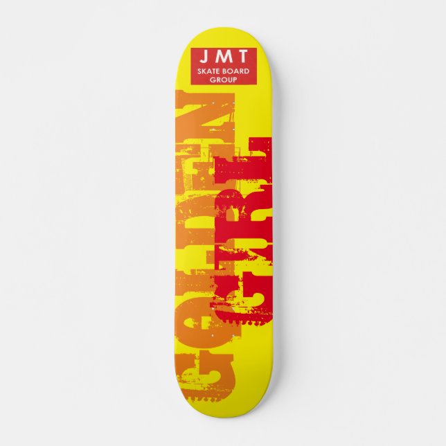 GOLDEN GIRL Skateboard, 7¾" Deck Skateboard (Front)