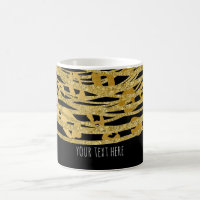 Golden Glam Cheetah Print Exotic Animal Print